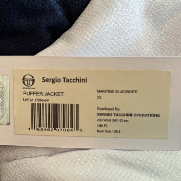 MENS SERGIO TACCHINI PUFFER JACKET. NWT. - Picture 12 of 12